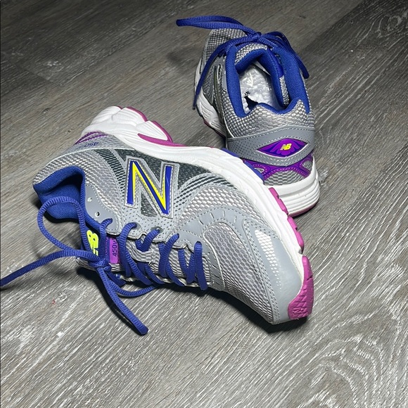 New Balance 450v3 Gray and Purple Running Shoes - Picture 11 of 13